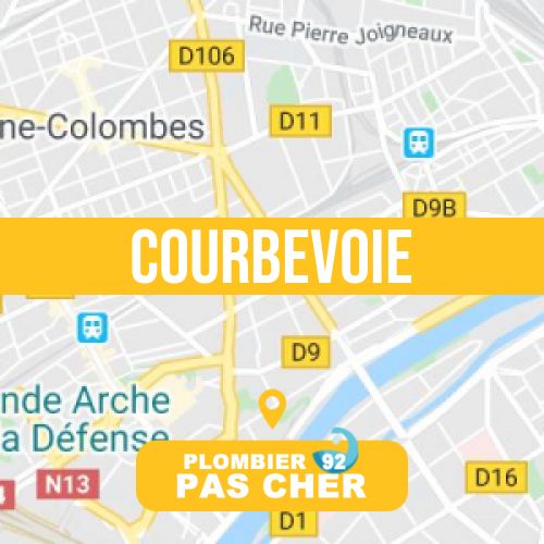 plombier Courbevoie pas cher