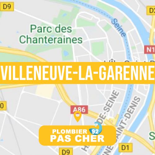 plombier Villeneuve-la-Garenne pas cher